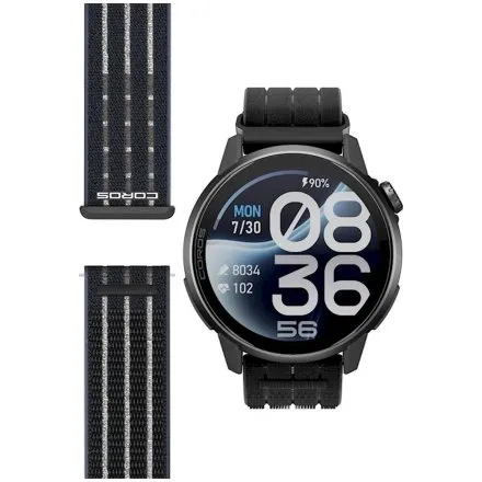 COROS Pace 4 PRO Black Czarny Nylon ultralekki smartwatch sportowy AMOLED GPS WPACE4P-BLK