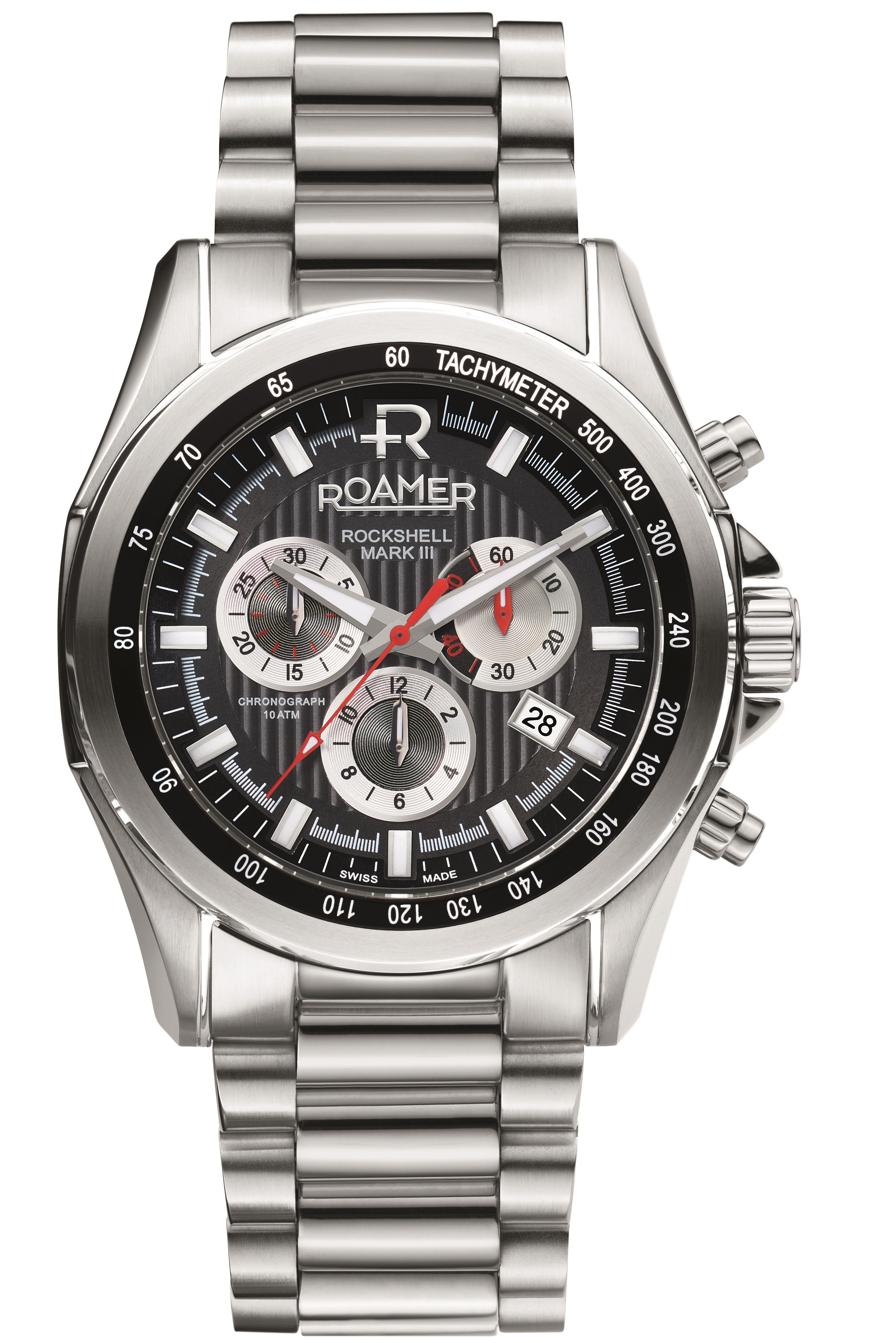Roamer 220837 41 55 20 Zegarek Szwajcarski Chrono Rockshell