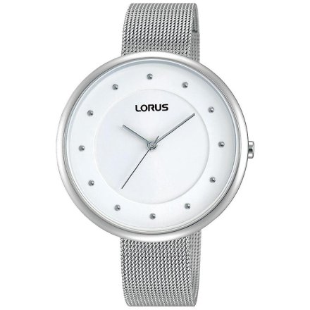 Srebrny damski zegarek Lorus z wąską bransoletką RG293JX9