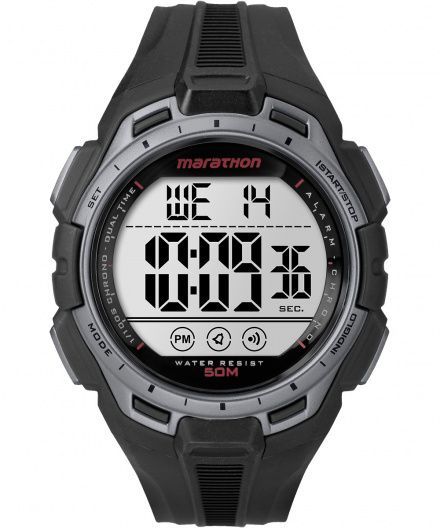 Zegarek Timex z wyświetlaczem Marathon czarny TW5K94600