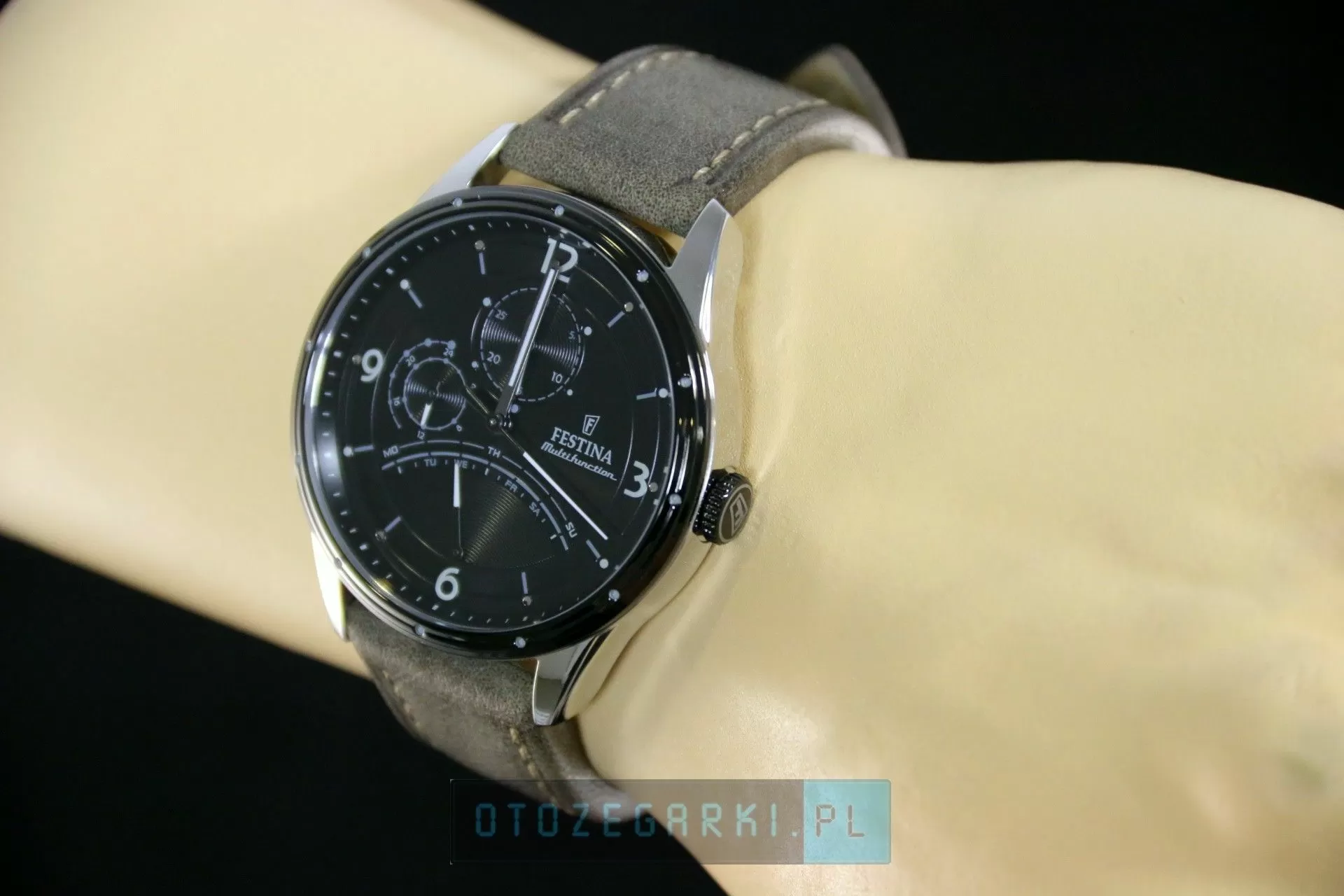 Zegarek Męski Festina F16848/1 Classic Retro 16848/1 - 521,00 zł -  Otozegarki.pl