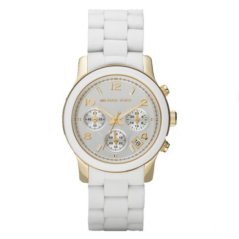 MK5145 Zegarek Damski Michael Kors MK5145 Runway 1 040 Michael Kors MK5145 damski zegarek w kolorze białym na