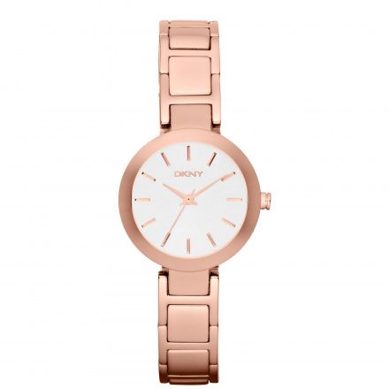 Klasyczny damski zegarek DKNY NY2400 Różowe złoto