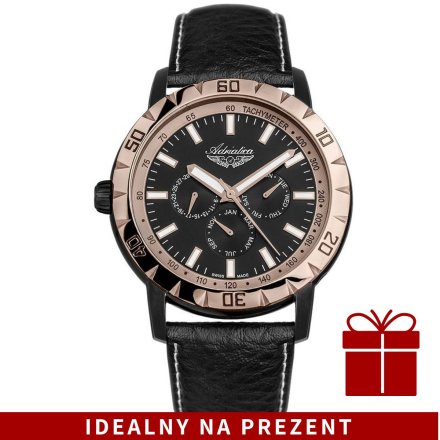 Zegarek Męski Adriatica na Pasku A1108.K214QF - Multifunction Swiss Made