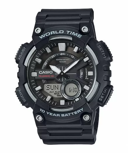 Zegarek Męski Casio AEQ-110W-1AVEF Casio Sport AEQ-110W -1AVEF