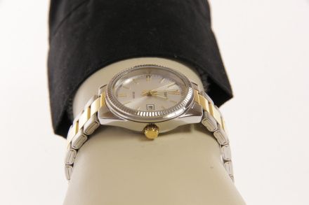Srebrno-złoty zegarek Damski Casio Classic na bransoletce LTP-1302PSG-7AVEG