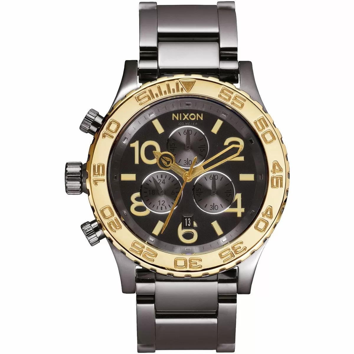 Zegarek Nixon 42-20 Chrono Gun N Gold - Nixon A0372228 - 1 799,00 