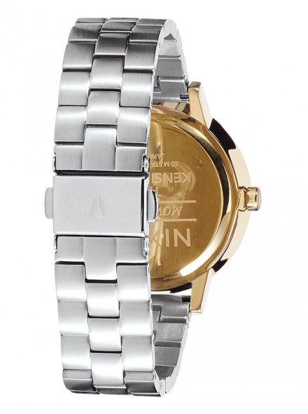 Zegarek Nixon Kensington Gold Silver Silver - Nixon A0992062