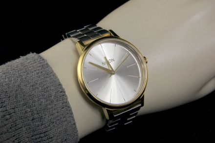 Zegarek Nixon Kensington Gold Silver Silver - Nixon A0992062