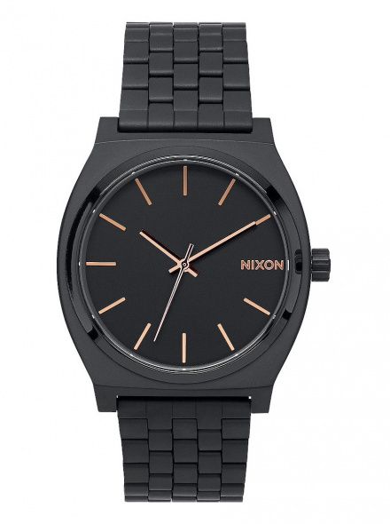 Zegarek Nixon Time Teller All Black Rose Gold - Nixon A0452957