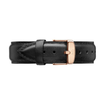Zegarek Daniel Wellington Classic 40 Sheffield różowe złoto z czarnym paskiem DW00100127 