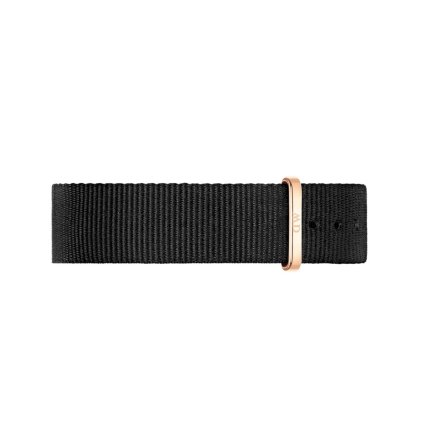 Zegarek Daniel Wellington Classic 36 Cornwall różowe złoto z czarnym paskiem NATO DW00100150