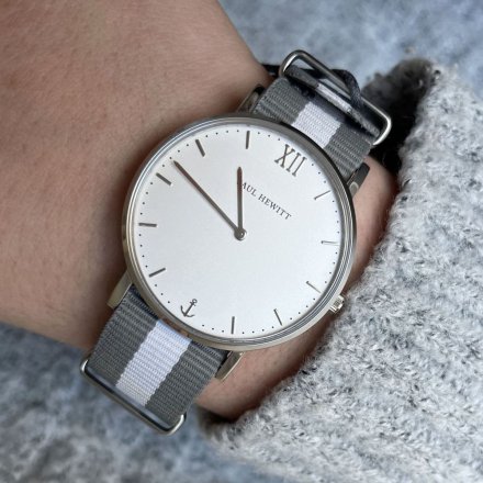 Klasyczny zegarek z szafirowym szkłem Paul Hewitt Sailor Line
