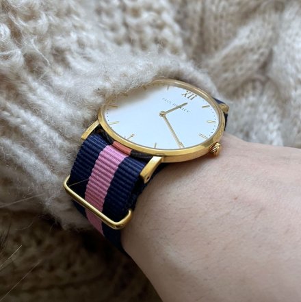 Klasyczny damski zegarek z szafirowym szkłem Paul Hewitt Sailor Line Gold