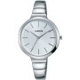 Elegancki srebrny zegarek damski Lorus z bransoletką RG217LX9