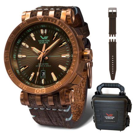 Zegarek Męski Vostok Europe NH35A-575O285 Energia Rocket Bronze Automatic