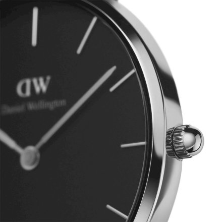 Zegarek Daniel Wellington Petite 32 Sterling srebrny z bransoletką mesh DW00100162
