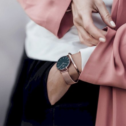 Zegarek Daniel Wellington Petite 32 Melrose różowe złoto z bransoletką mesh DW00100161