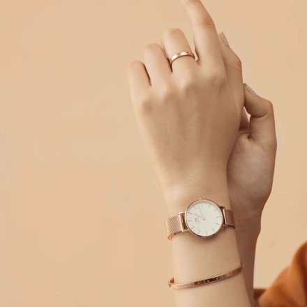 Zegarek Daniel Wellington Petite 32 Melrose różowe złoto z bransoletką DW00100163