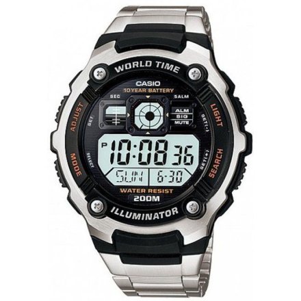 Zegarek Męski Casio AE-2000WD-1AVEF Casio Sport AE-2000WD -1AVEF