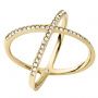 Złoty pierścionek z kryształkami Michael Kors r. 14 MKJ4171710