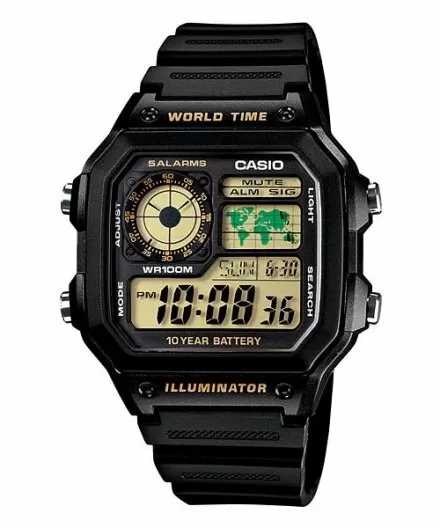 Zegarek Męski Casio AE-1200WH-1BVEF Casio Sport AE-1200WH -1BVEF