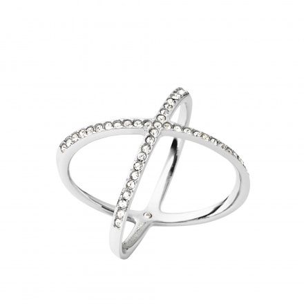 Srebrny pierścionek z kryształkami Michael Kors r. 19 MKJ4136040