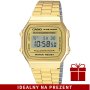 Złoty zegarek Casio Vintage z wyświetlaczem A168WG-9EF w stylu Retro