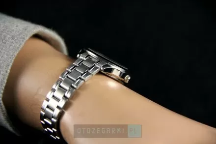 Zegarek Damski Casio Classic LTP-1128A-7BEF srebrny z cyferkami na białej tarczy