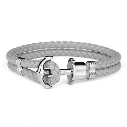 Bransoletka Paul Hewitt Phrep Silver Anchor - L - PH-PH-L-S-Gr-L