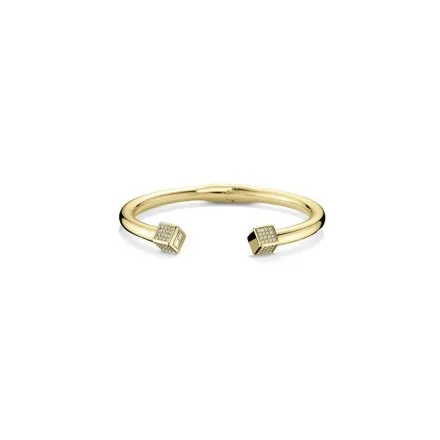 Złota sztywna bransoletka damska mankietowa Tommy Hilfiger 2700741