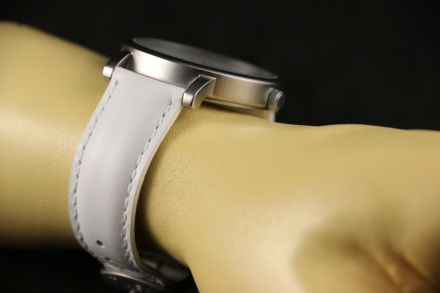 P2N345 Pasek Timex 20 Skórzany Biały Do Zegarka T2N345