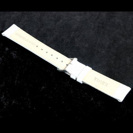 P2N345 Pasek Timex 20 Skórzany Biały Do Zegarka T2N345