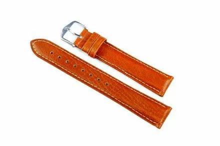 Jasnobrązowy pasek skórzany  HIRSCH Camelgrain 01009010-2-22 (L)