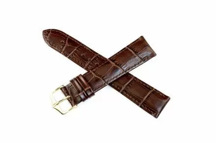 Brązowy pasek skórzany 20 mm HIRSCH Duke 01028010-1-20 (L)