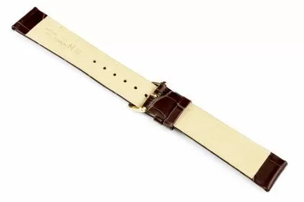 Brązowy pasek skórzany 20 mm HIRSCH Duke 01028010-1-20 (L)