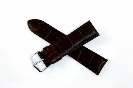 Brązowy pasek skórzany 22 mm HIRSCH Duke 01028010-2-22 (L)