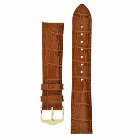 Jasnobrązowy pasek skórzany 20mm HIRSCH Duke 01028070-1-20 (L)