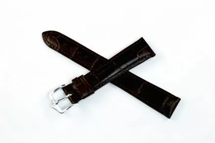 Brązowy pasek skórzany 16 mm HIRSCH Duke 01028110-1-16 (M)
