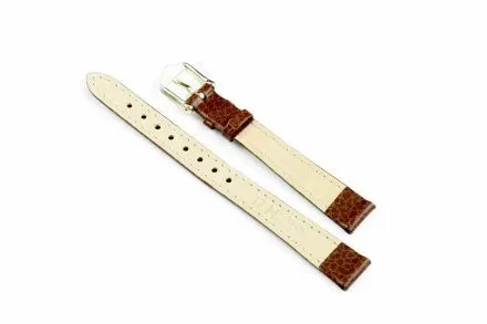 Brązowy pasek skórzany 12 mm HIRSCH Kansas 01502110-1-12 (M)