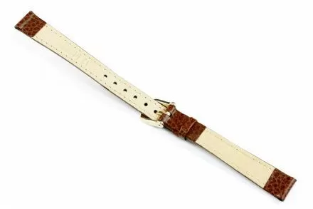 Brązowy pasek skórzany 12 mm HIRSCH Kansas 01502110-1-12 (M)