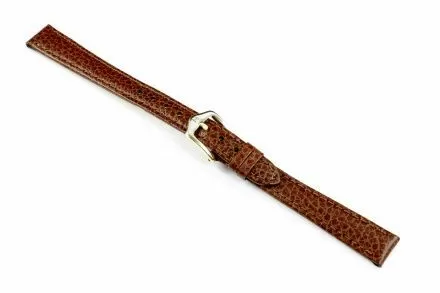 Brązowy pasek skórzany 12 mm HIRSCH Kansas 01502110-1-12 (M)