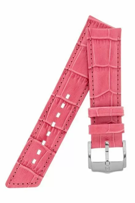 Różowy pasek Skórzany 18mm HIRSCH Princess NQR 02628125-2-18 (M)