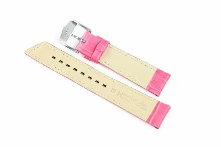 Różowy pasek Skórzany 18mm HIRSCH Princess NQR 02628125-2-18 (M)