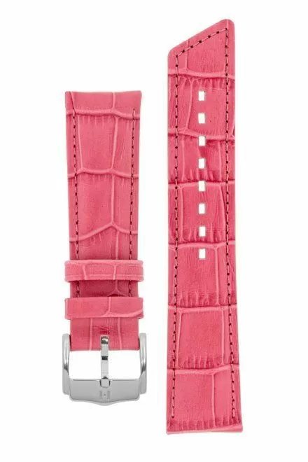 Różowy pasek Skórzany 18mm HIRSCH Princess NQR 02628125-2-18 (M)