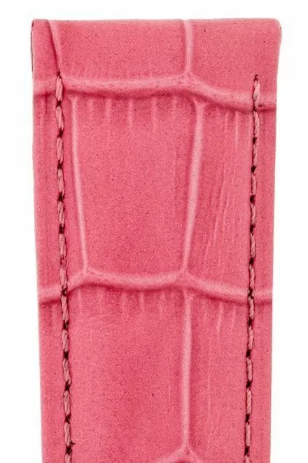Różowy pasek Skórzany 18mm HIRSCH Princess NQR 02628125-2-18 (M)