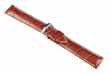 Jasnobrązowy pasek skórzany 20 mm HIRSCH Modena 10302870-2-20 (L)