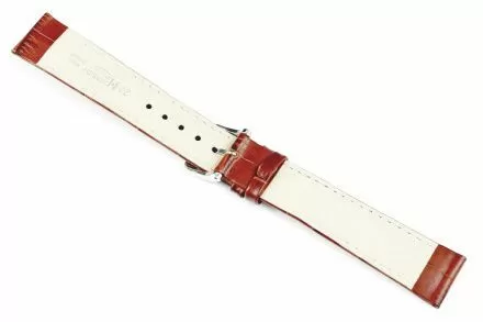 Jasnobrązowy pasek skórzany 20 mm HIRSCH Modena 10302870-2-20 (L)