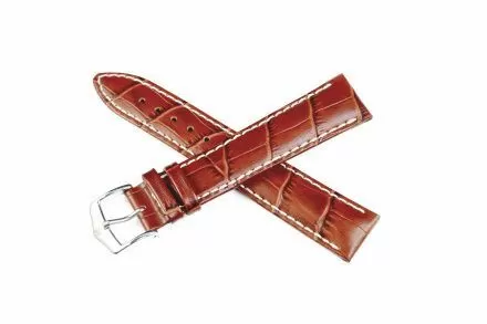 Jasnobrązowy pasek skórzany 20 mm HIRSCH Modena 10302870-2-20 (L)