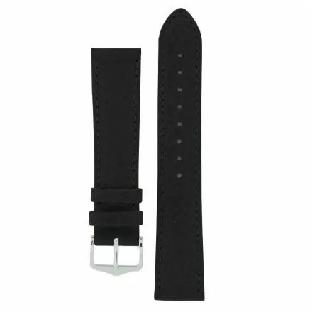 Czarny pasek skórzany 18 mm HIRSCH Kansas 01502250-2-18 (XL)